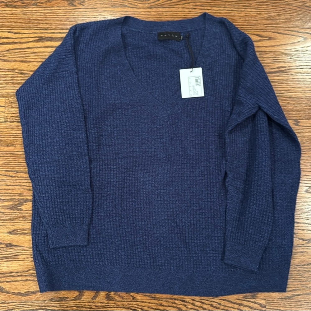 NWT hatch navy sweater